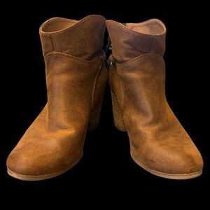 Canyon River Blues, Brown, Faux Suede Ankle Boots, Size 8